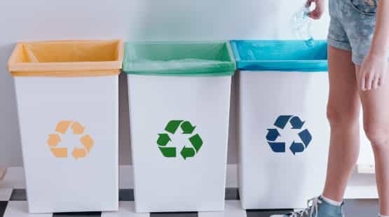 plastic recycling bins